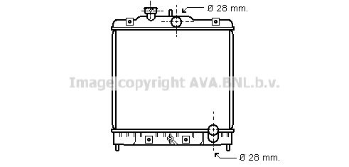 AVA QUALITY COOLING Радиатор, охлаждение двигателя HD2020